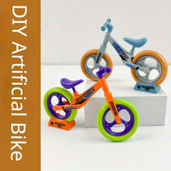 Plastic Balance Bicycle Finger Game Toy - Creative Desk Decor