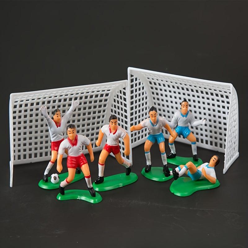 Football Game Characters Cake Topper for Birthday Party