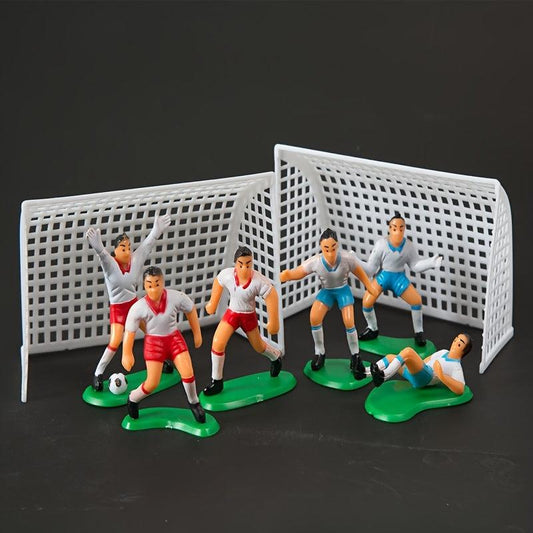 Football Game Characters Cake Topper for Birthday Party