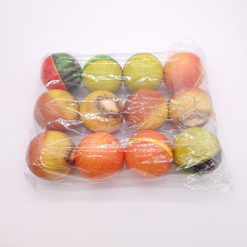 Soft Touch Fruit Sponge Ball Creative Stress Relief Toy