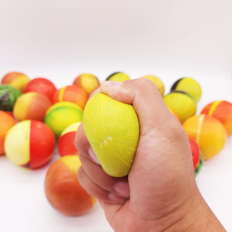 Soft Touch Fruit Sponge Ball Creative Stress Relief Toy