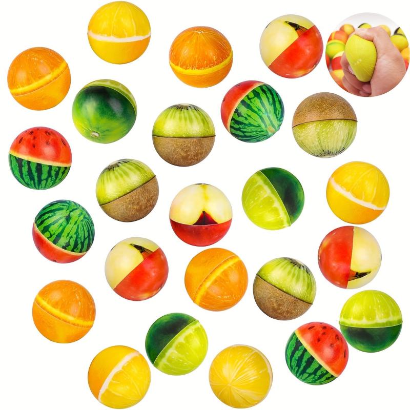 Soft Touch Fruit Sponge Ball Creative Stress Relief Toy