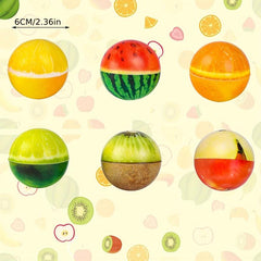 Soft Touch Fruit Sponge Ball Creative Stress Relief Toy