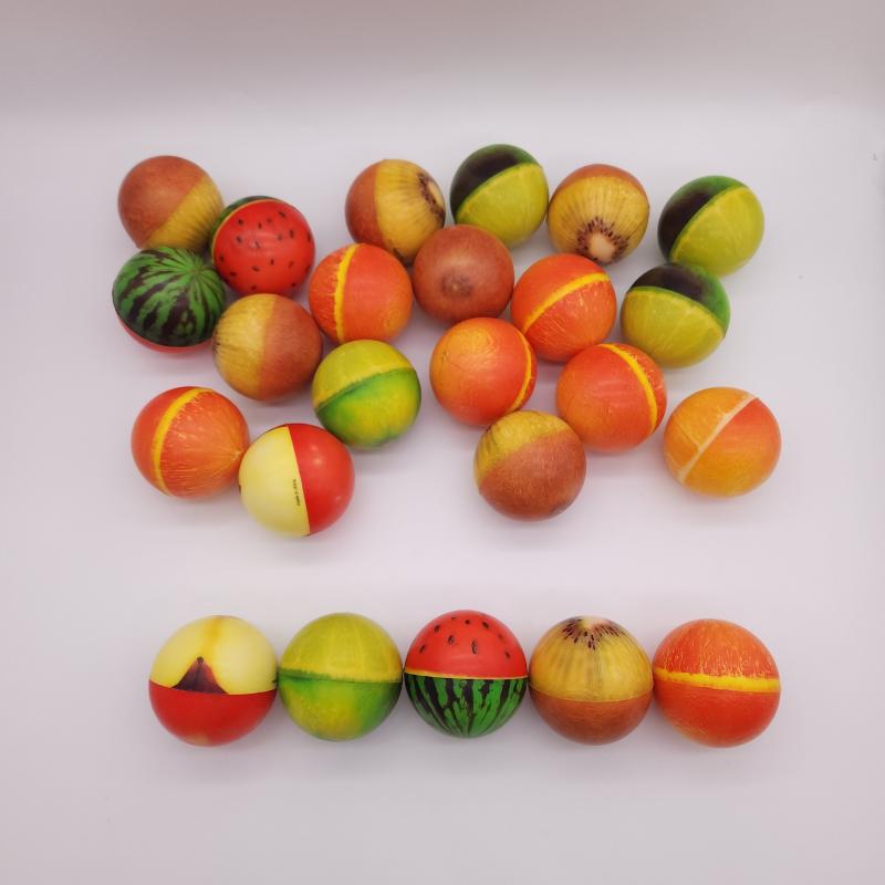 Soft Touch Fruit Sponge Ball Creative Stress Relief Toy