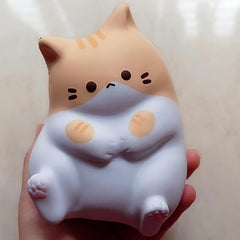 Funny Cartoon Cat Decompressing Toy for Work