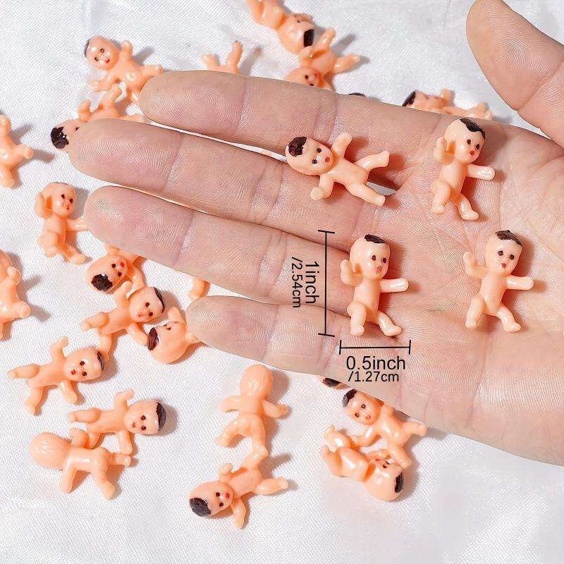 40pcs Mini Plastic Baby Shower Ice Cube Game Party Decoration