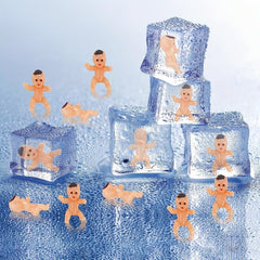 40pcs Mini Plastic Baby Shower Ice Cube Game Party Decoration
