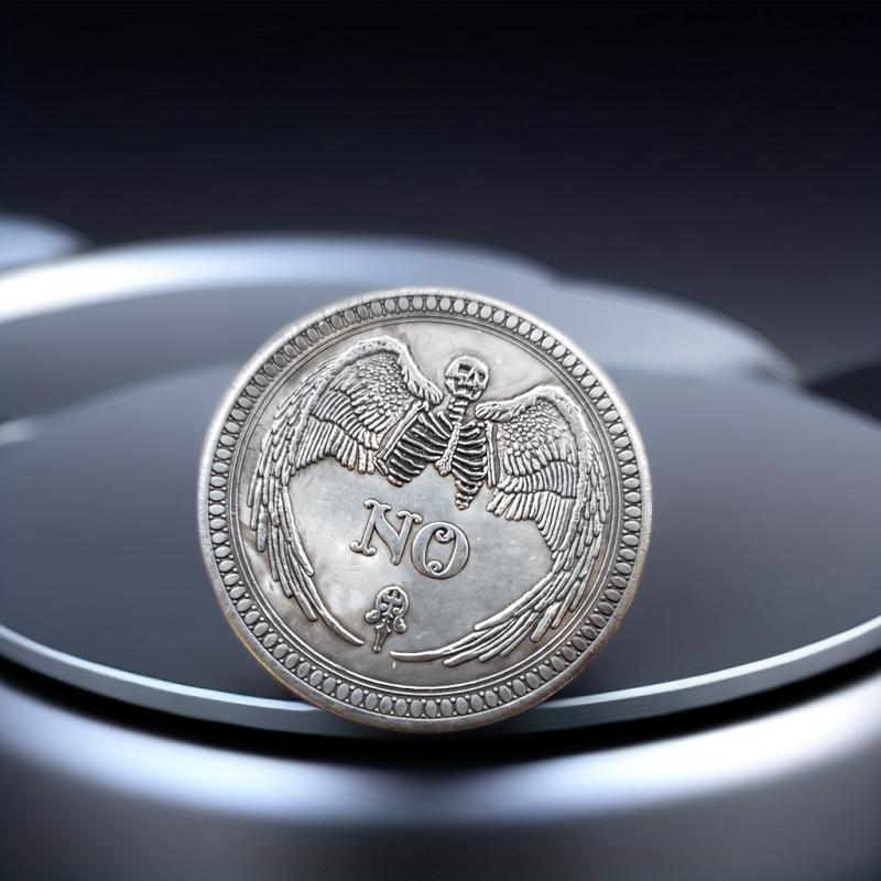 Decision Coin With Acrylic Clear Case - Fun Golden plated Coin