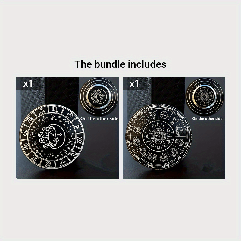 Alloy Chinese Style Fingertip Gyroscope Rotator Anti Anxiety Toy