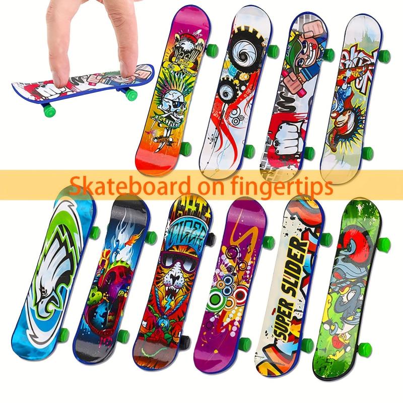 Finger Skateboard Inertia Toy Desktop Decompression Work Filling Puzzle Toy
