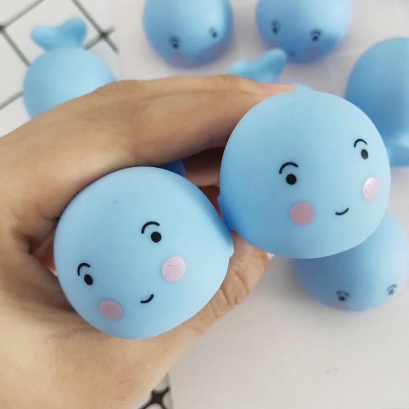Cartoon Little Whale Squeeze Toy for Stress Relief