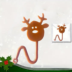 5pcs Christmas Wall Stretchy Sticky Hand Toys Xmas Party Favors