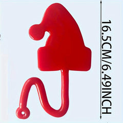 5pcs Christmas Wall Stretchy Sticky Hand Toys Xmas Party Favors