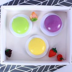 Slow Rebound Sticky Bread Egg Cake Pinch Toy