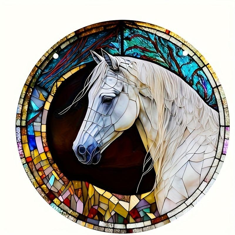14 Horse Stained Acrylic Window Hanging Sun Catcher Art Decor