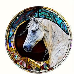 14 Horse Stained Acrylic Window Hanging Sun Catcher Art Decor
