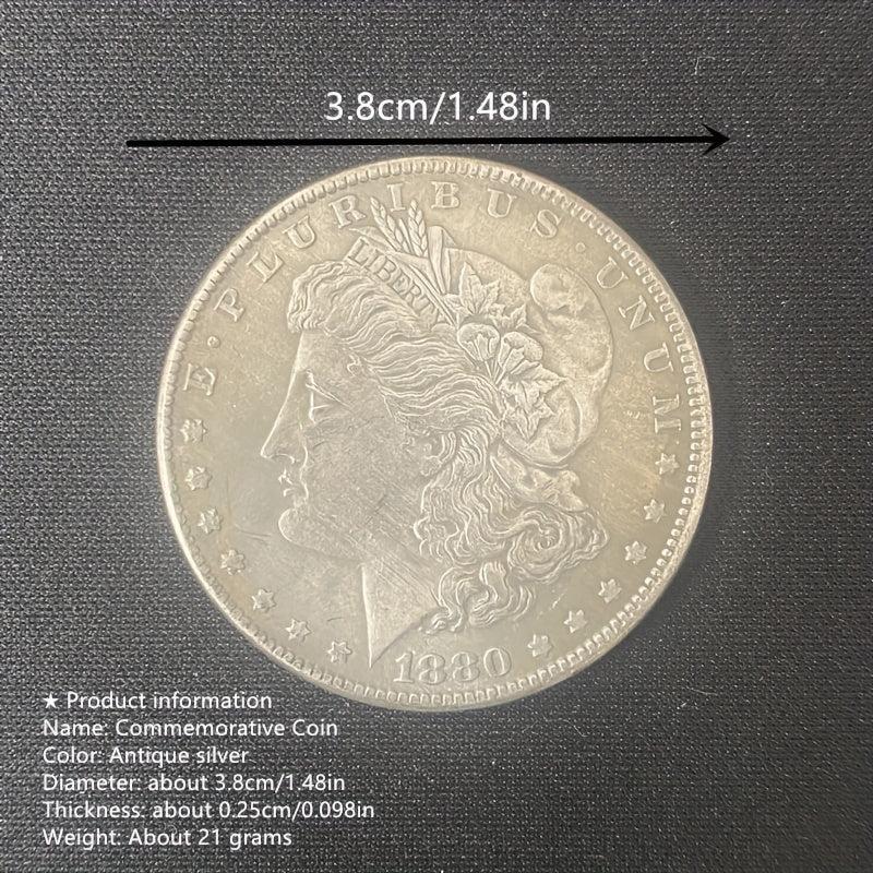 1880 Antique Silver Coin Replica - Great for Collectors & Unique Gift