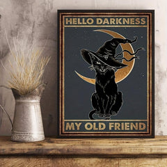 Magic Hat Cat Painting Modern Bedroom Living Room Wall Decoration Frameless