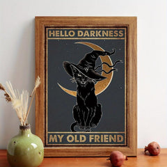 Magic Hat Cat Painting Modern Bedroom Living Room Wall Decoration Frameless