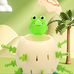 Competitive Frog Ejection Bucket Fun Toy