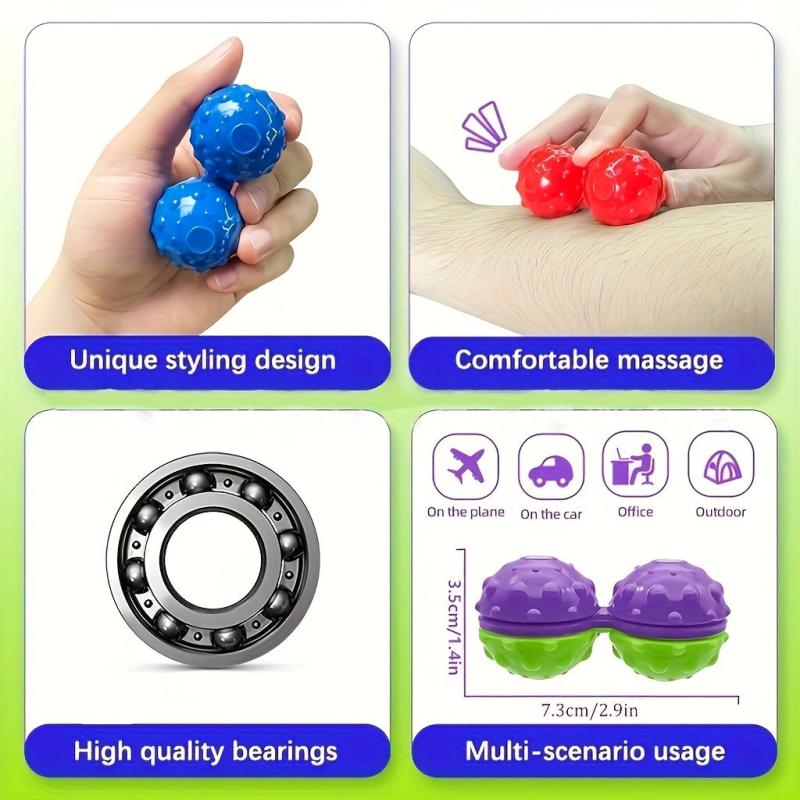 Fidget Spinner 3D Rotating Massage Ball Decompression Vent Toy