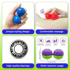 Fidget Spinner 3D Rotating Massage Ball Decompression Vent Toy
