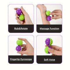 Fidget Spinner 3D Rotating Massage Ball Decompression Vent Toy