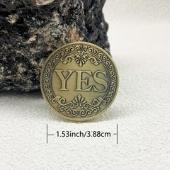 Yes Or No Decision Coin Gift Challenge Coin