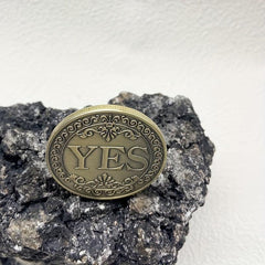 Yes Or No Decision Coin Gift Challenge Coin