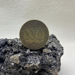 Yes Or No Decision Coin Gift Challenge Coin