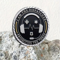 I Am The Dispatcher Protecting The Three Challenge Coin Gift Coin