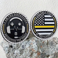 I Am The Dispatcher Protecting The Three Challenge Coin Gift Coin