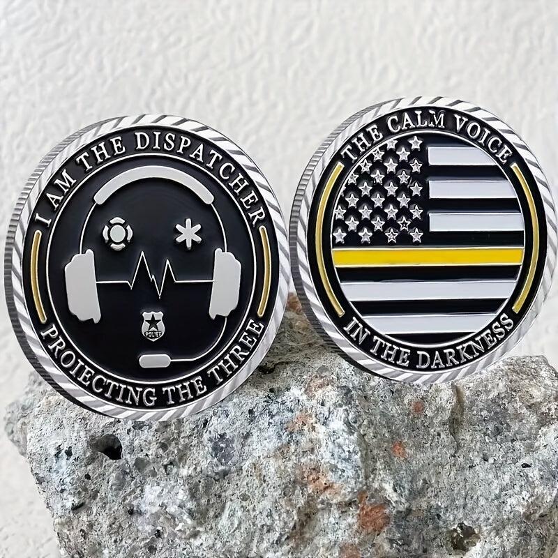 I Am The Dispatcher Protecting The Three Challenge Coin Gift Coin