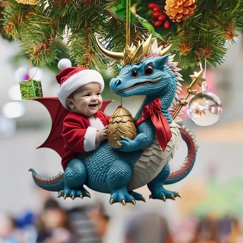 Christmas Car Decorations Dragon Pendants