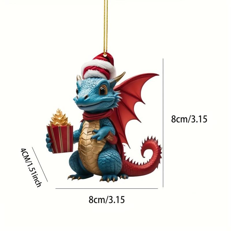 Christmas Car Decorations Dragon Pendants