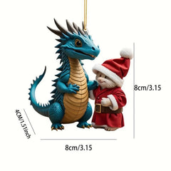 Christmas Car Decorations Dragon Pendants
