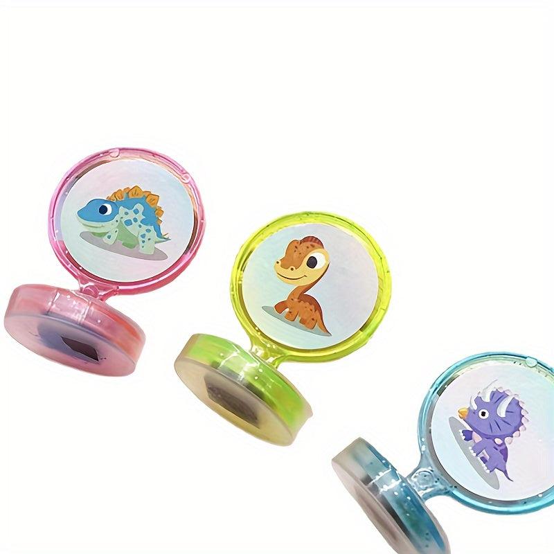 3pcs Dinosaur Stamp Toys Random Pattern
