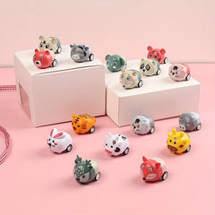 Mini Rebound Car Pullback Inertia Toy Car Table Toy Children's Decompression Toy
