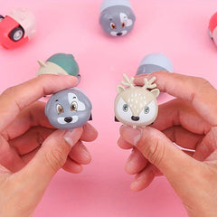 Mini Rebound Car Pullback Inertia Toy Car Table Toy Children's Decompression Toy