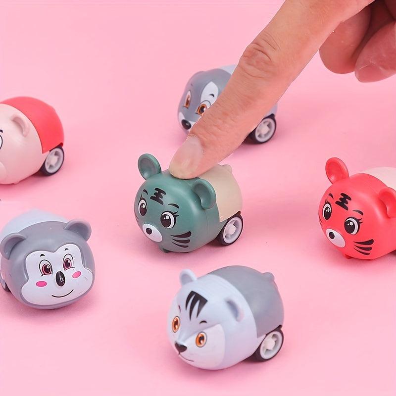 Mini Rebound Car Pullback Inertia Toy Car Table Toy Children's Decompression Toy