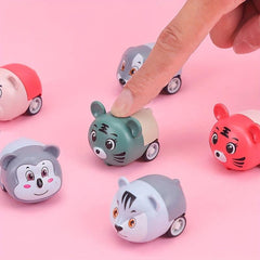Mini Rebound Car Pullback Inertia Toy Car Table Toy Children's Decompression Toy
