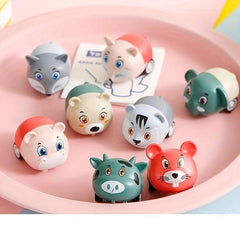 Mini Rebound Car Pullback Inertia Toy Car Table Toy Children's Decompression Toy
