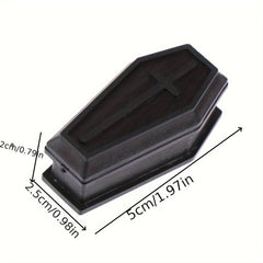 1pc Halloween Treat Coffin Box With Lids Home Decor Coffin Boxes