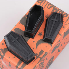 1pc Halloween Treat Coffin Box With Lids Home Decor Coffin Boxes