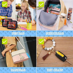 20pcs Mini Pop Fidget Keychain Sensory Toys Anxiety Stress Relief Keychain