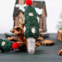 Christmas Tree Felt Pendant Fabric Dress Up Holiday Hanging Ornaments
