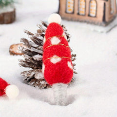 Christmas Tree Felt Pendant Fabric Dress Up Holiday Hanging Ornaments