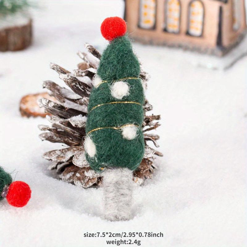 Christmas Tree Felt Pendant Fabric Dress Up Holiday Hanging Ornaments