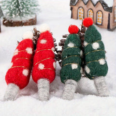 Christmas Tree Felt Pendant Fabric Dress Up Holiday Hanging Ornaments