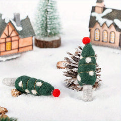 Christmas Tree Felt Pendant Fabric Dress Up Holiday Hanging Ornaments